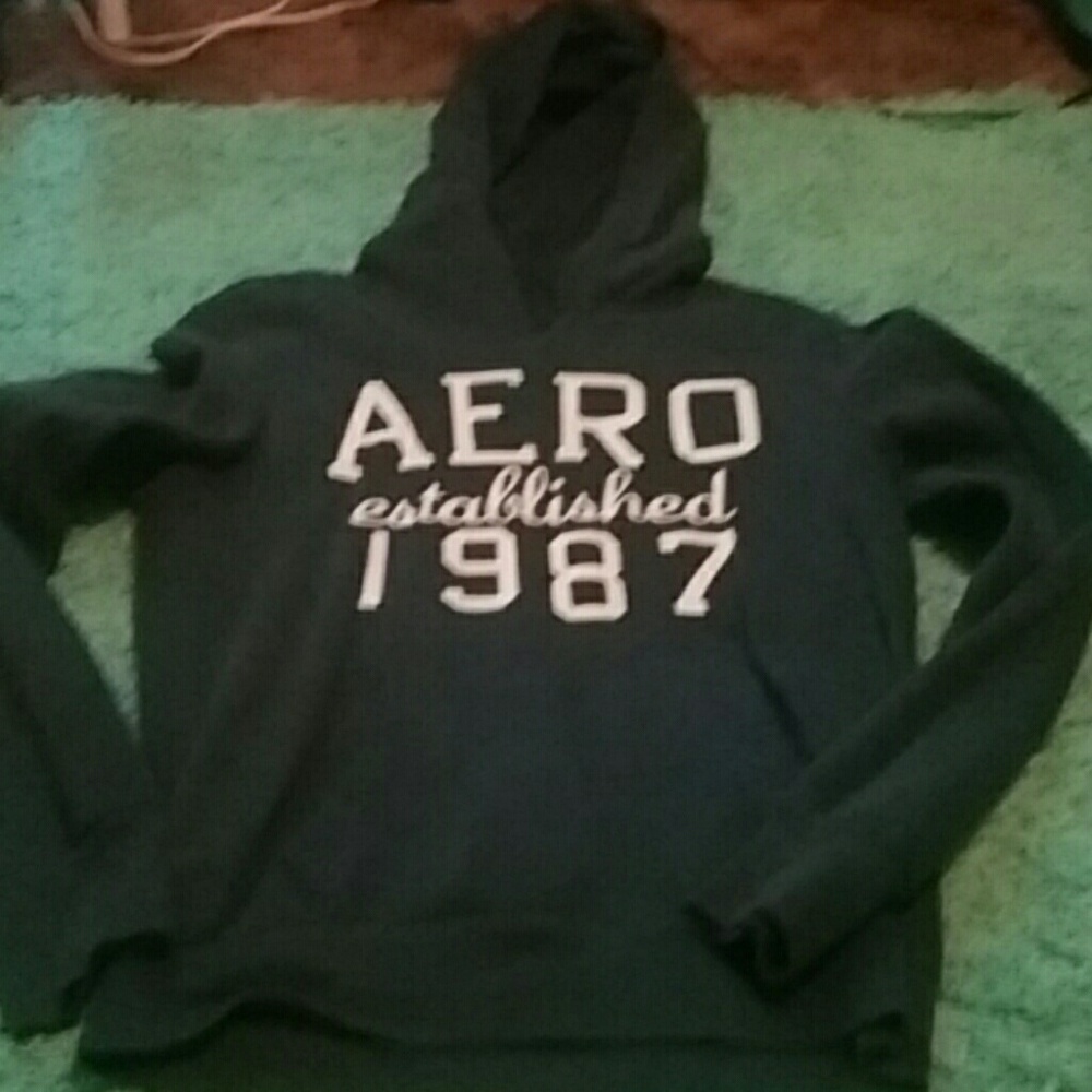 Blue aero hoodie md